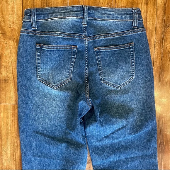 DAILY THREAD Women’s Petite Blue Straight Fit High Rise Size 4P - Picture 9 of 11